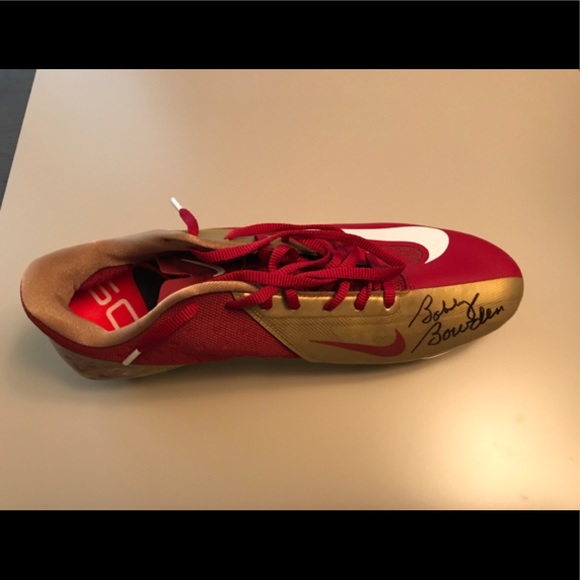 FSU Football Team Issue Cleats Autographed by Bobby Bowden main image 3